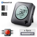 Smart Wireless Meat Bluetooth Food Thermometer For Grilling Barbecue Kitchen