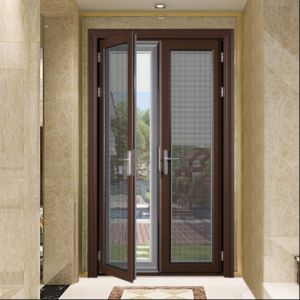 Buy cheap Modern Minimal Aluminum Swing Door with Double-Layered Glass and Multi-Point from wholesalers