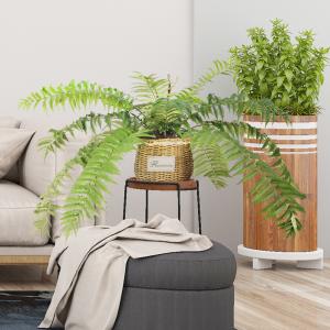 Wholesale High Uv Proof Outdoor Artificial Potted Floor Plants Fern Tree For Garden Decoration from china suppliers