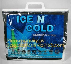 Wholesale large aluminum foil material thermal insulate cooler bag,insulated jute cooler bag for delivery food cooler bag aluminiu from china suppliers