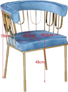 Wholesale High Density Sponge Cushion 78cm Modern Dining Chairs from china suppliers