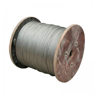 China ASTM B498 Standard Electro Galvanized Steel Wire Strand for Power Transmission Lines on sale