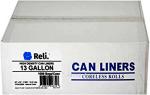 Plastics 12-16 Gallon Clear Trash Bags (1000 Count) - 24 x 33- 8 Micron