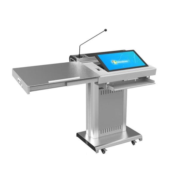 Touch Panel Dual System Teacher Smart Digital Podium Lectern For School