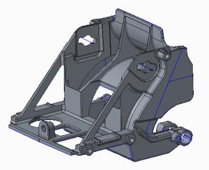 Wholesale EMT 2000T Die Car Seat Frame Magnesium Metal Alloy from china suppliers