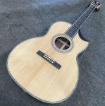 Custom OOO-45 AAAAA 5A Solid Wood Martin Style Cutaway Acoustic Guitar with