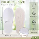 Disposable Slippers, Closed Toe SPA Slippers Non-Slip Slippers Comfortable