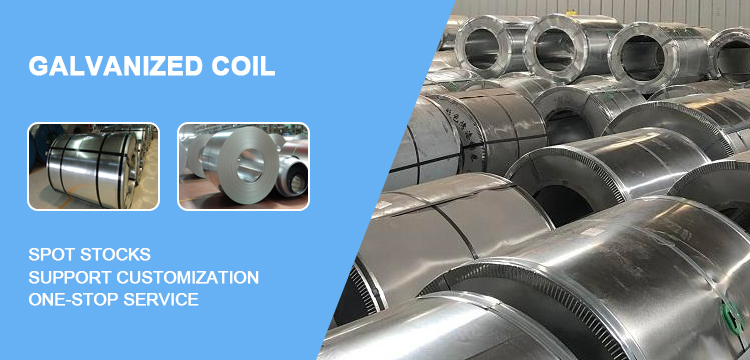 Custom Dx51d Dx52d Dx53d q235 Galvanized Steel Coil with Regular Spangle and Slightly Oiled or Non-oiled Surface