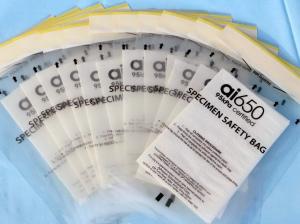 Wholesale AI 95KPA Biohazard specimen transportation bag use laboratory from china suppliers
