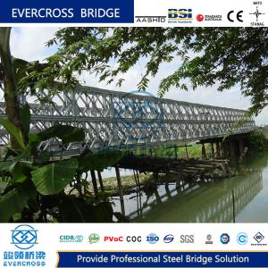Wholesale Steel Construction Compact 200 Bailey Bridge Double Deck Q355B With Single Lane from china suppliers