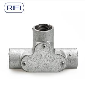 Wholesale 20MM GI Electrical Conduit Fittings Hot DIP Galvanized Tee Elbow from china suppliers