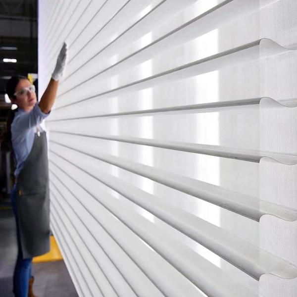 Polyester Fiber Chic and Modern Shangrila Blind Fabric for Contemporary Soft
