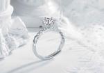 Six Claws 1CT Silver Moissanite Solitaire Engagement Rings Birthstones S925