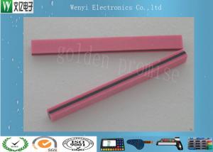 China Pink Foamed Heat Seal Connector , Rubber Conductive Flexible Flat Cable Connector on sale