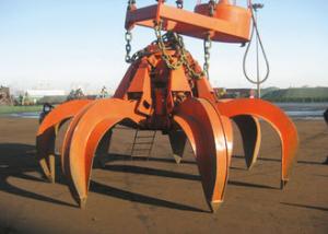 Wholesale Mechanical Clamshell Grab Bucket Steels Four Wirerope For Crane Excavator from china suppliers