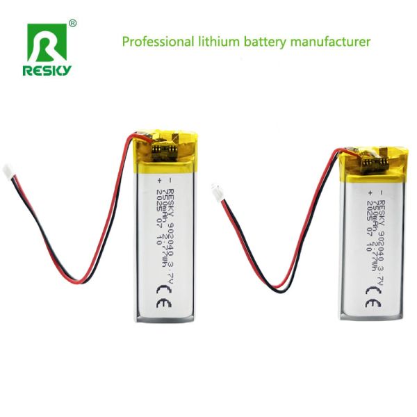 Lithium Polymer Battery Cell dimensions