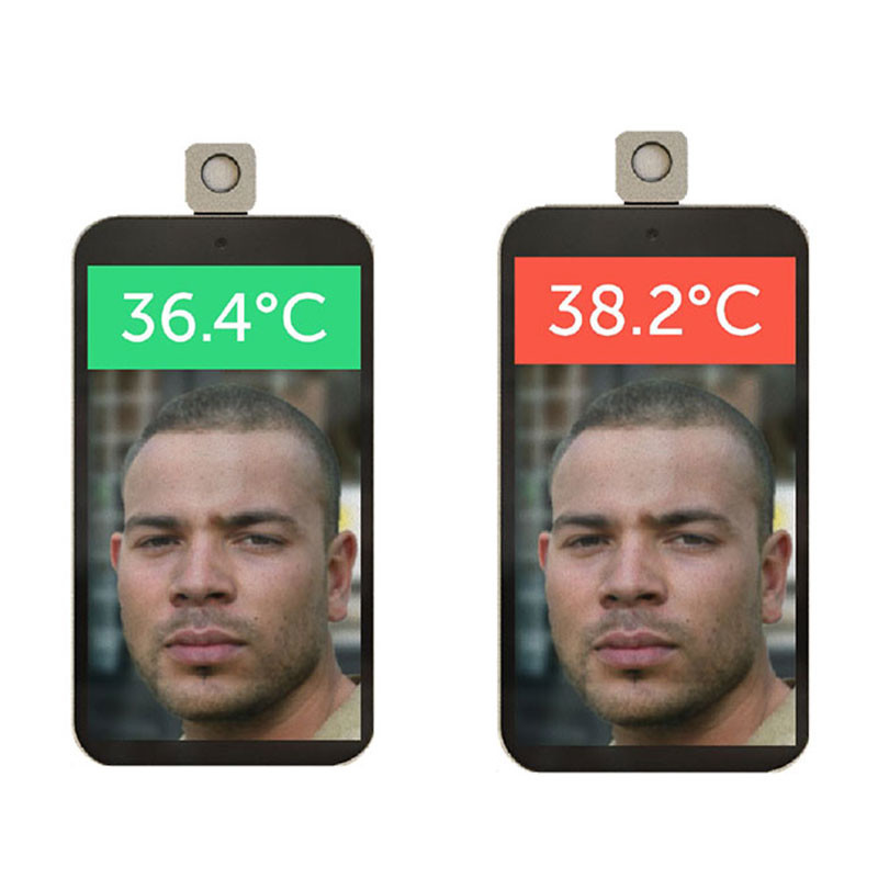 Non Contact 8 inch Android Infrared AI Face Recognition Thermometer Detection Device