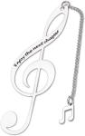 Feather Rectangular Nickel Metal Bookmarks Antique Silver Personalised Bookmark