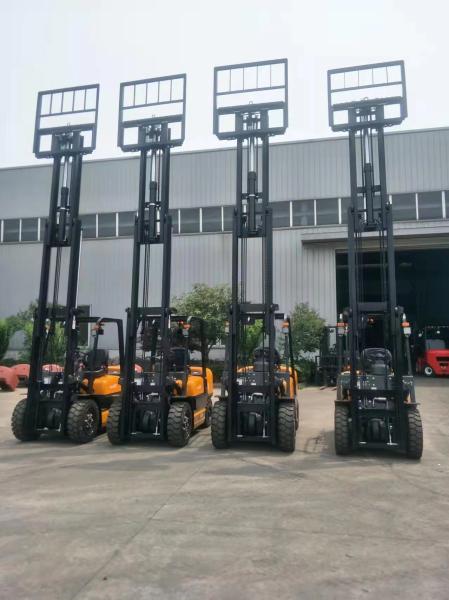 Lifting Height 5000mm CPCD30 Diesel Forklift Truck 3 Ton With Side Shift High