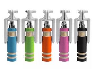 2015 wholesale new wired mini selfie stick,mini wired selfie stick