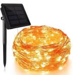 Outdoor 100 Led 39 Ft Solar Powered String Lights 12V