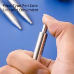High Quality All Steel Press Ballpoint Pen Durable Simple Style Metal Barrel