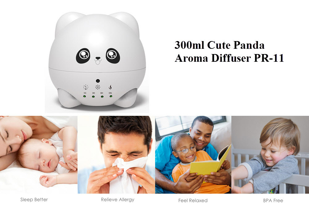 7 LED Colored Light 15.6W Mini Ultrasonic Aroma Diffuser