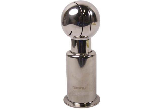Nickel White Brewing Accessories Sanitary SS304 Rotating Spray Ball With CIP