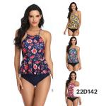 One Piece Large Size Ladies Swimwear Pink Hot Swimsuits For Plus Size Summer