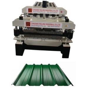 Wholesale 1250mm Width Double Layer Ibr Roof Tile Roll Forming Machine For Construction Business from china suppliers