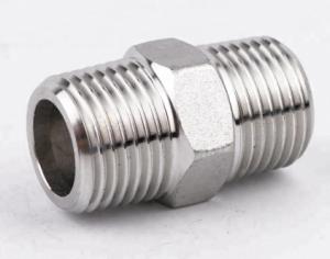 Wholesale 15000PSI 1/2&quot; NPT Double Thread Stainless Steel Hex Nipple from china suppliers
