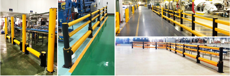 H Safety Barrier Warehouse flexible anti-collision system  FS-2023A
