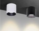 Simple White Black Kitchen bathroom Bedroom corridor Spot Light COB Surface