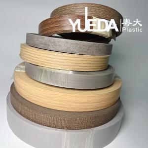 Wholesale Fashionable Waterproof Wood Veneer Edge Banding PVC Flexible Edge Banding 11 Colors from china suppliers