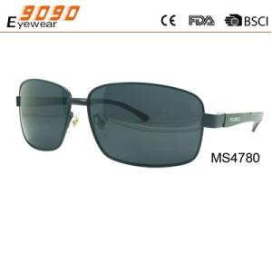 Wholesale Hot selling metal sunglasses with UV 400 protection lens,suitable for men from china suppliers