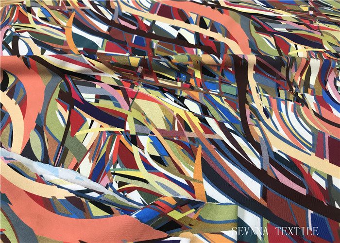 Custom Digital Printing Eco Friendly Swimwear Fabric High Colorfastness