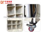 Simple Operation Canvas Lean Trolley / Stainless Steel Storage Trolley
