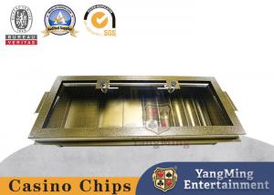 China Baccarat Custom Single Layer Locked Acrylic Chips Tray on sale