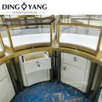 Beautiful Appearance Firm Structure Gold Jewelry Counter ,Glass Jewellery Shop
