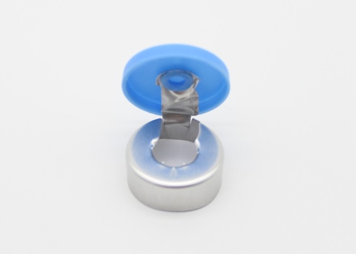 20.3*7.3mm Tear Off Caps Customized Logo Plastic PP And Aluminum Material
