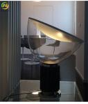 Simple Aluminum Led Bedside Table Lamp Living Room Bedroom Glass