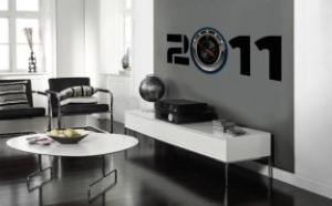 Wholesale New Fashion Design Modern Home Decor Acrylic Wall Sticker Clock 10D042 from china suppliers