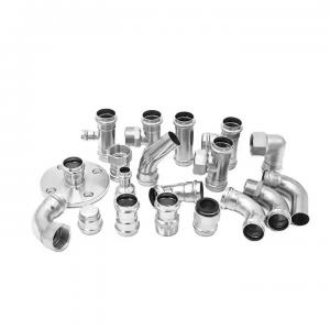 Wholesale EN10312 Stainless Steel Pipe Fitting , SCH10 SCH20 SCH30 Press Pipe Fitting from china suppliers