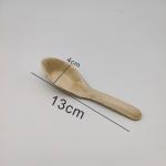 Eco Friendly Natural Disposable Bamboo Tasting Spoon ODM