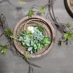 Artificial Wall Hanging Plants Vertical Greening Creative Decoration Retro