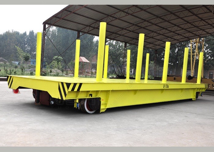 10t plastic coils handling railway mounted rail transfer cart with coloums production line