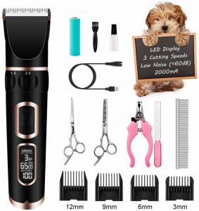 China Durable Pet Hair Clippers & Trimmers Power 8W Voltage 110-240V Customized Logo on sale