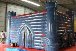 China Airblown Inflatable Haunted House Maze Zombie Castle Commercial Home Rental Halloween Party Decorations on sale