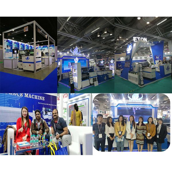 34 heads with LED tube smd mounting pick and place machine in production line