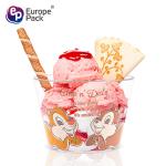 Desniy cartoon pattern plastic cup cake milk dessert cup